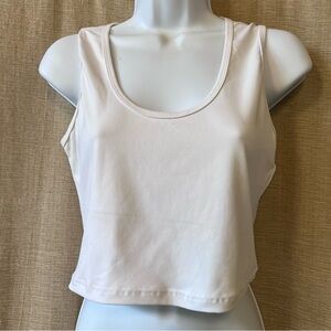 Zyia active white crop top M nice piece